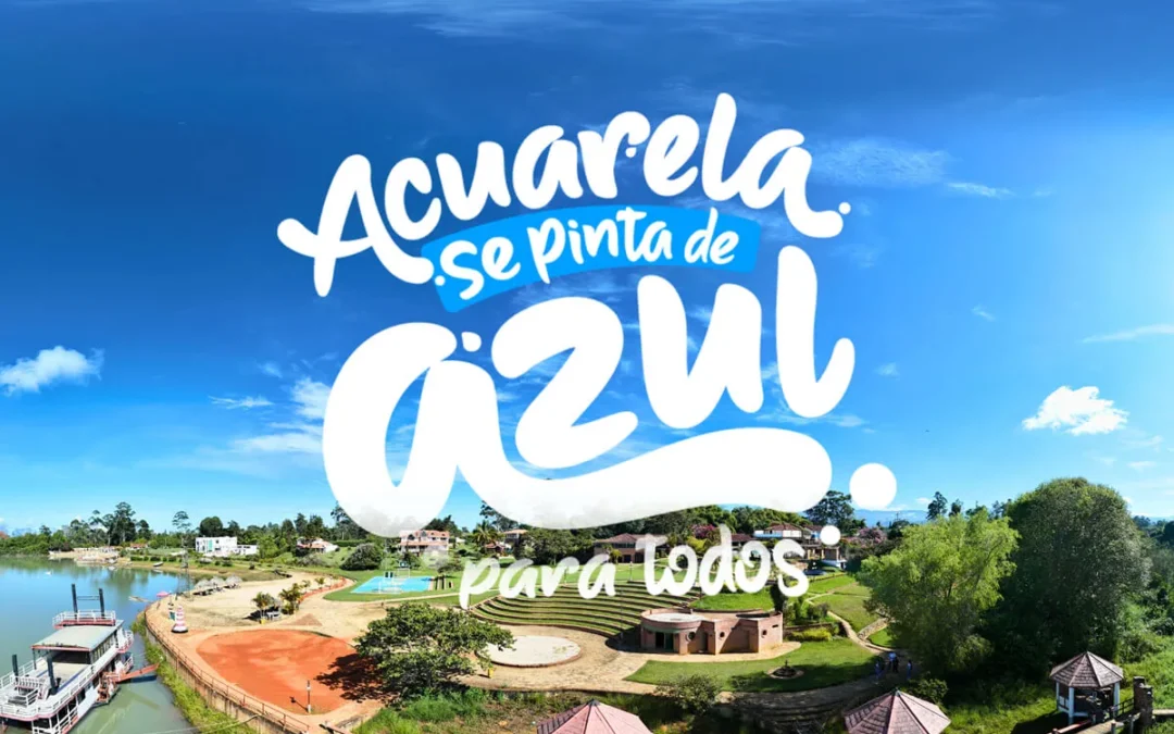 ¡Acuarela se pinta de azul para todos!