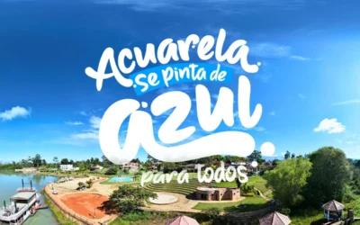 ¡Acuarela se pinta de azul para todos!